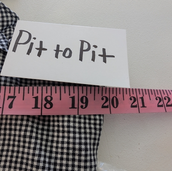 ANTONIO MELANI Black And White Gingham Maxi Dress with Ruffle Straps Size 12 - Picture 8 of 9